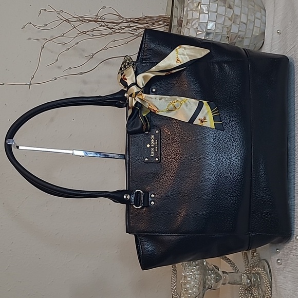 Great condition Kate Spade large black New York Wellesley Shoulder bag &… - Picture 1 of 11